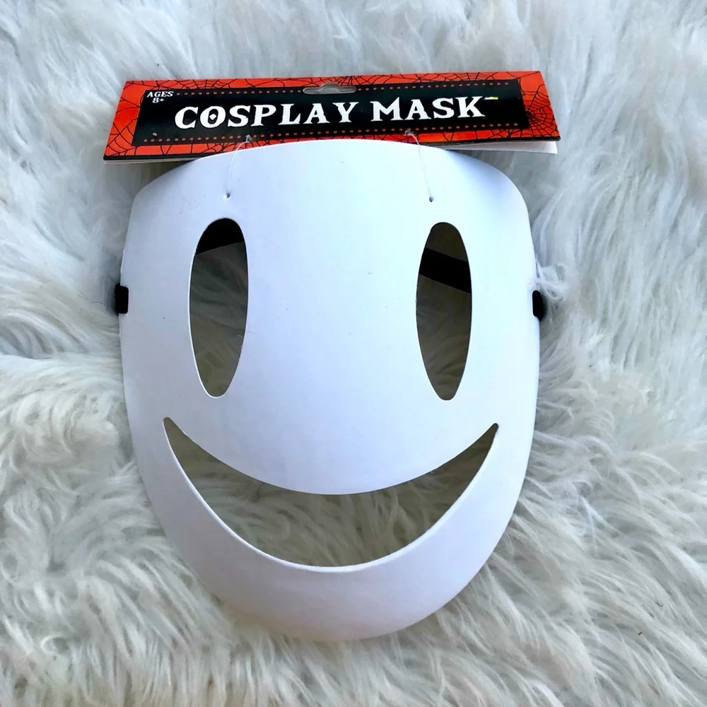 Cosplay White Smile Mask Purge Anime High Rise Costume New!